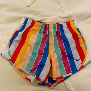 Girls Multicolored Nike Shorts